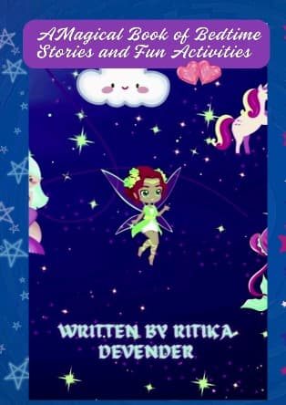 A Magical Book of Bedtime Stories and Fun Activities background