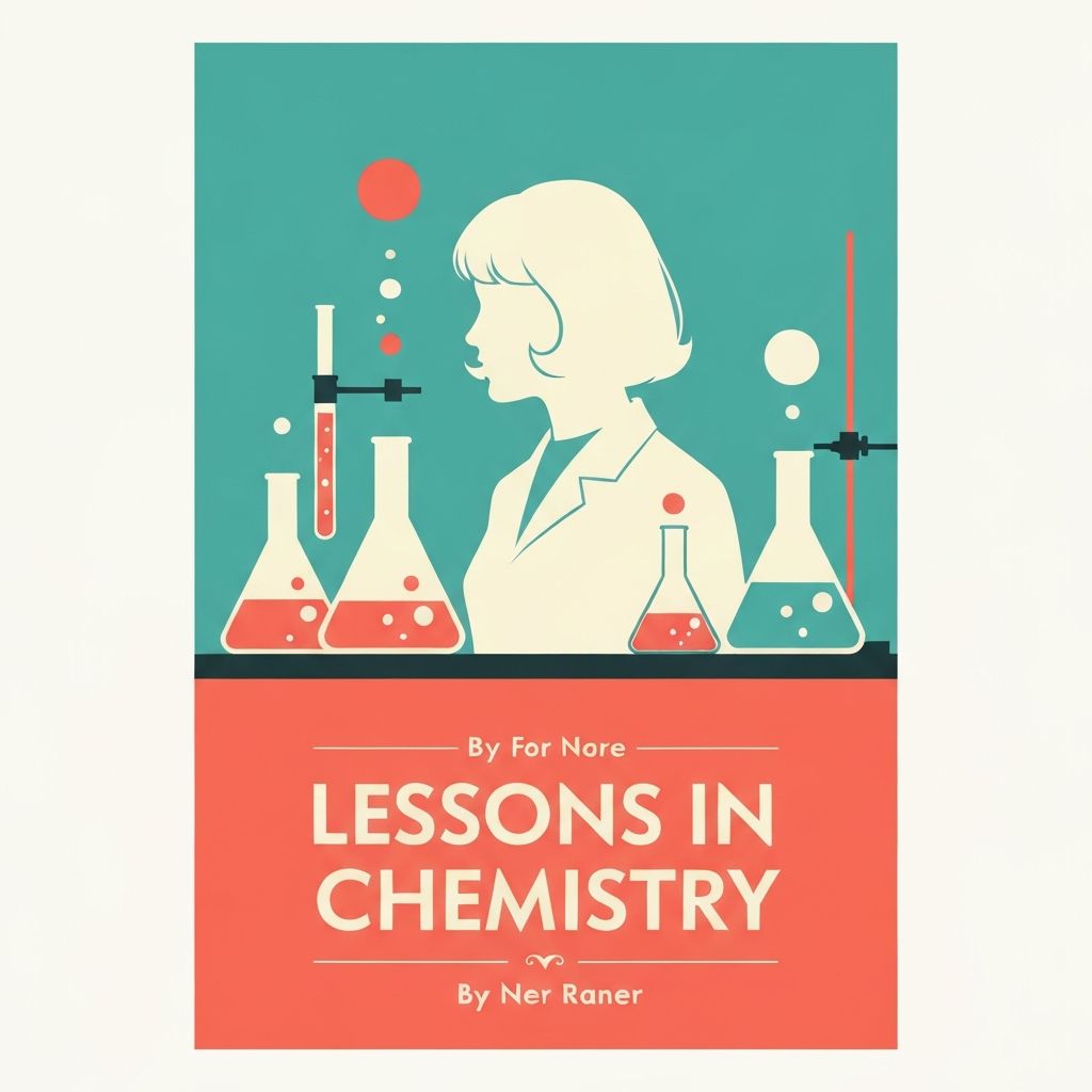 Lessons in Chemistry by Bonnie Garmus book cover