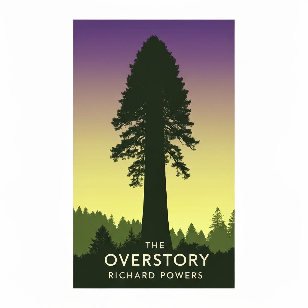 The Overstory by Richard Powers book cover